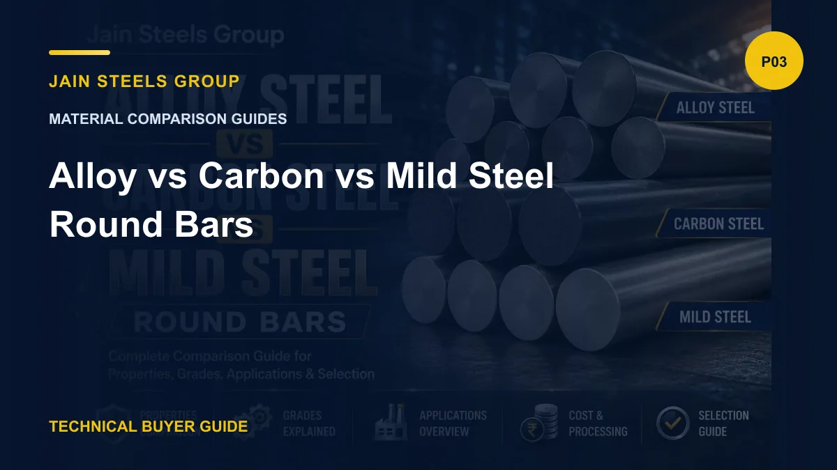 Alloy vs Carbon vs Mild Steel Round Bars