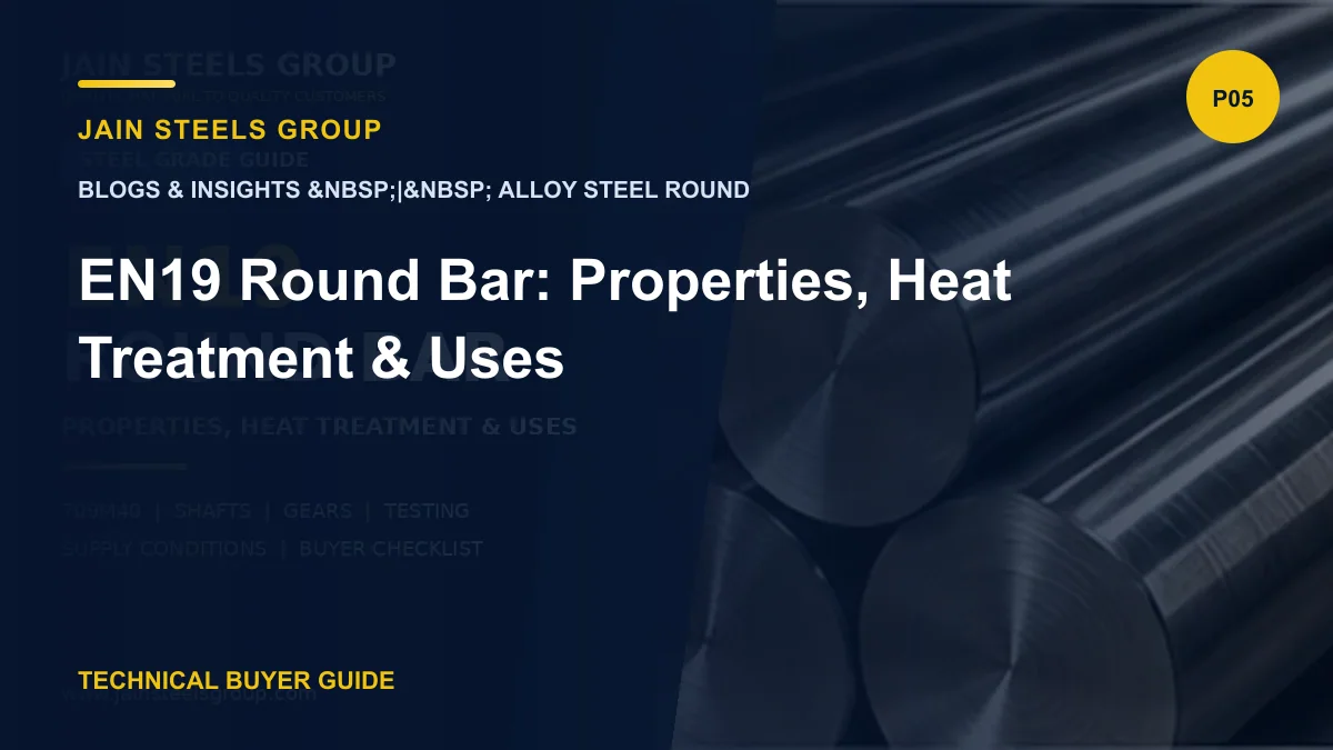 EN19 Round Bar: Properties, Heat Treatment & Uses