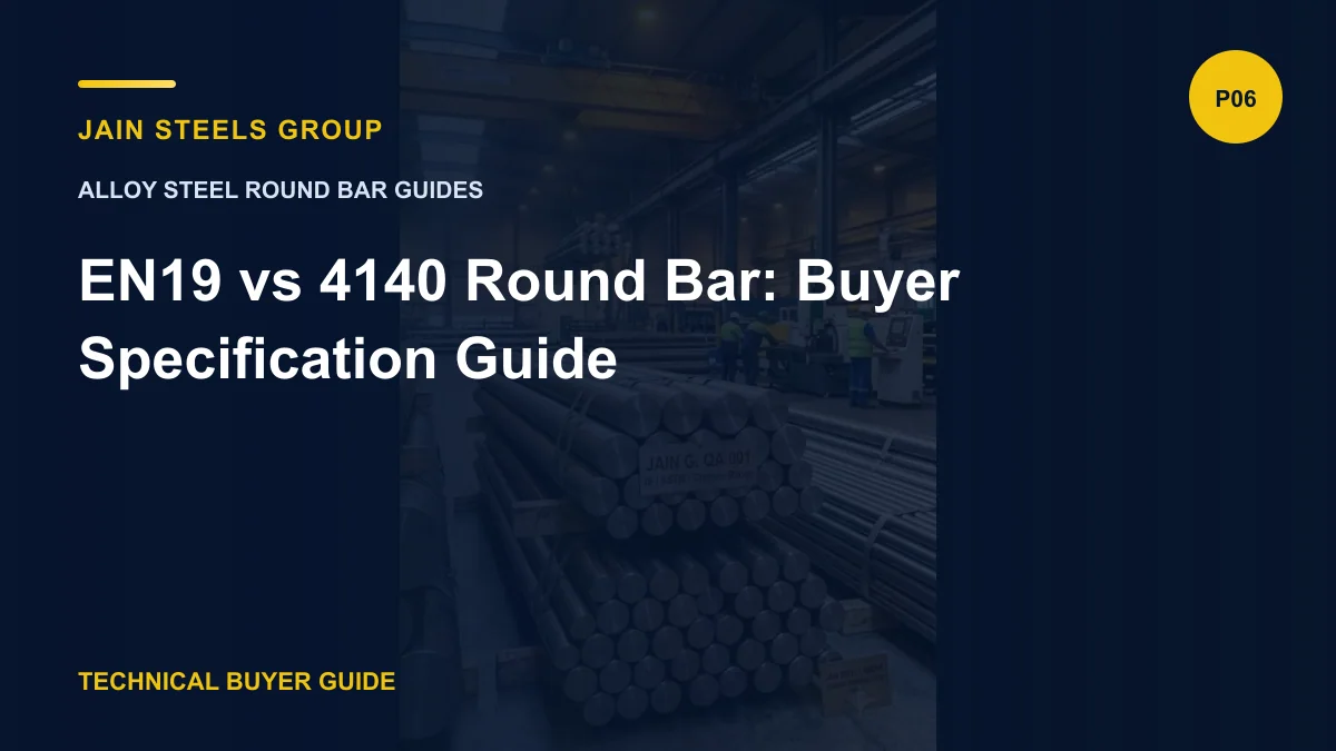 EN19 vs 4140 Round Bar: Buyer Specification Guide