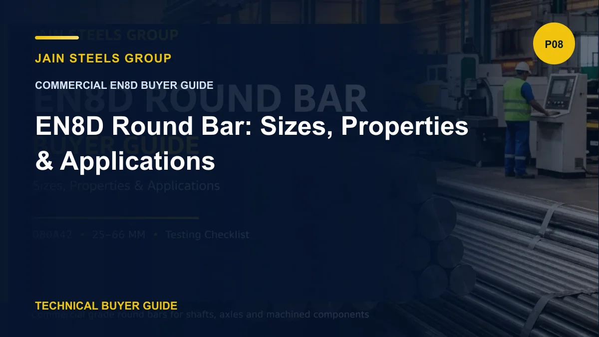 EN8D Round Bar: Sizes, Properties & Applications
