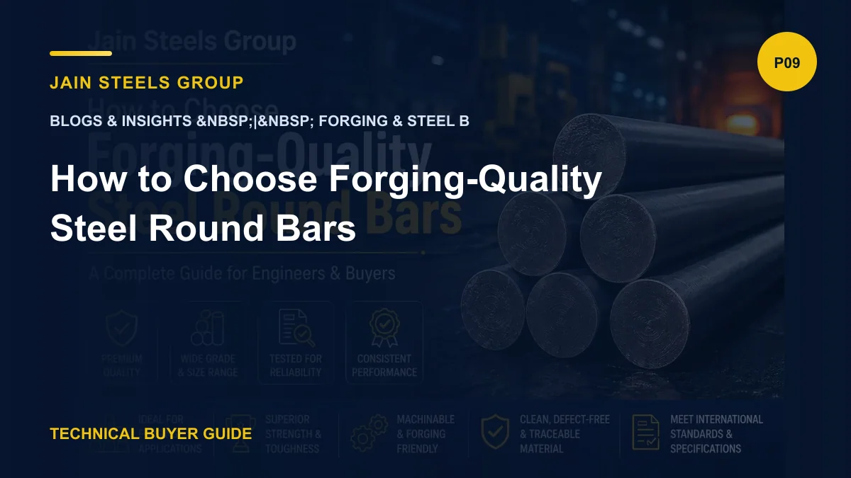 How to Choose Forging-Quality Steel Round Bars