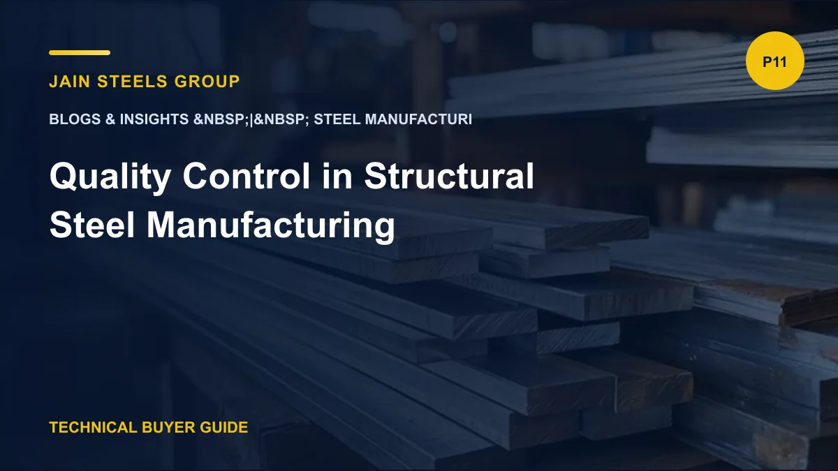 Quality-control checkpoints for structural steel