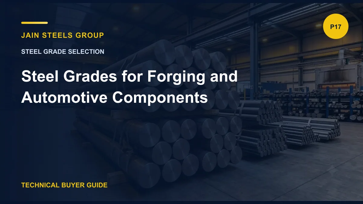 Steel Grades for Forging and Automotive Components