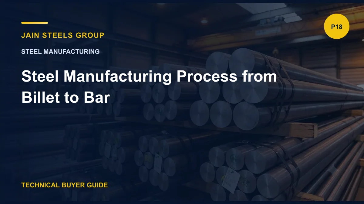 Steel Manufacturing Process from Billet to Bar