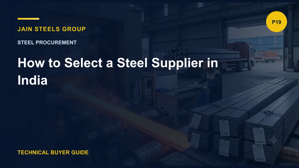 How to Select a Steel Supplier in India
