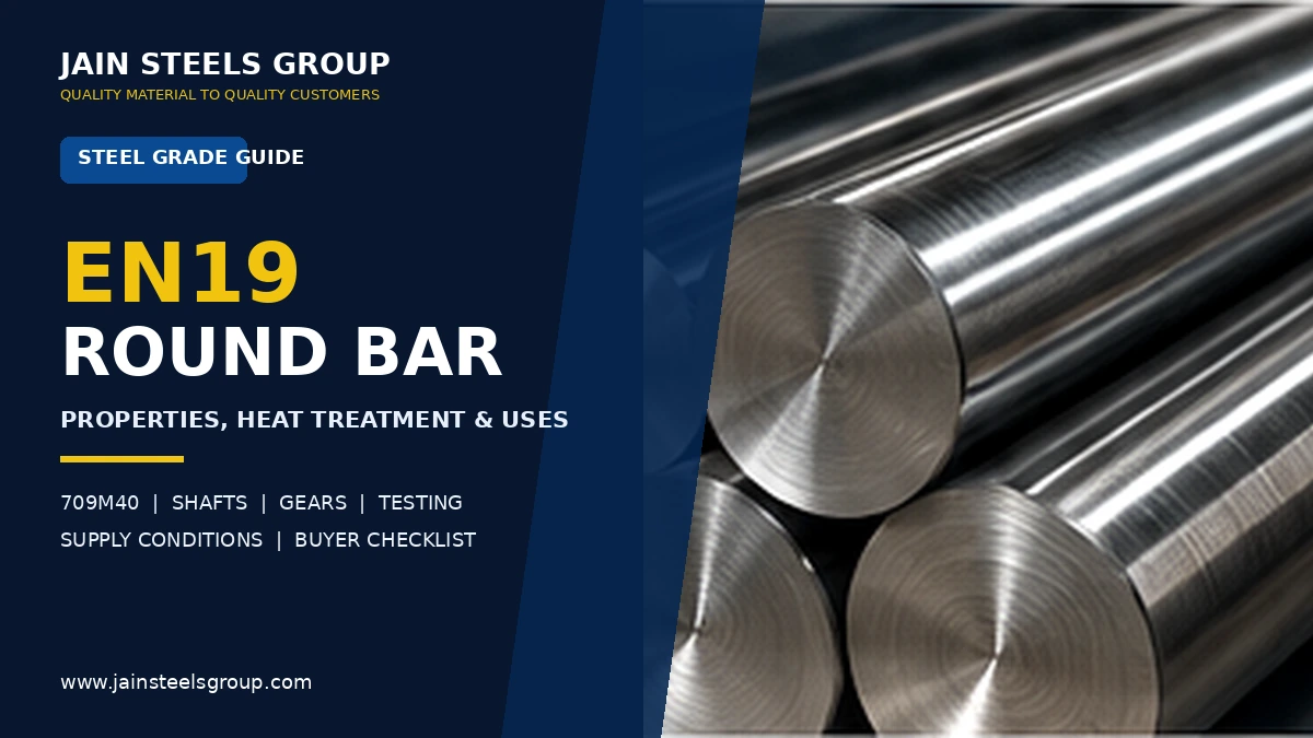 EN19 round bar properties, heat treatment and uses guide