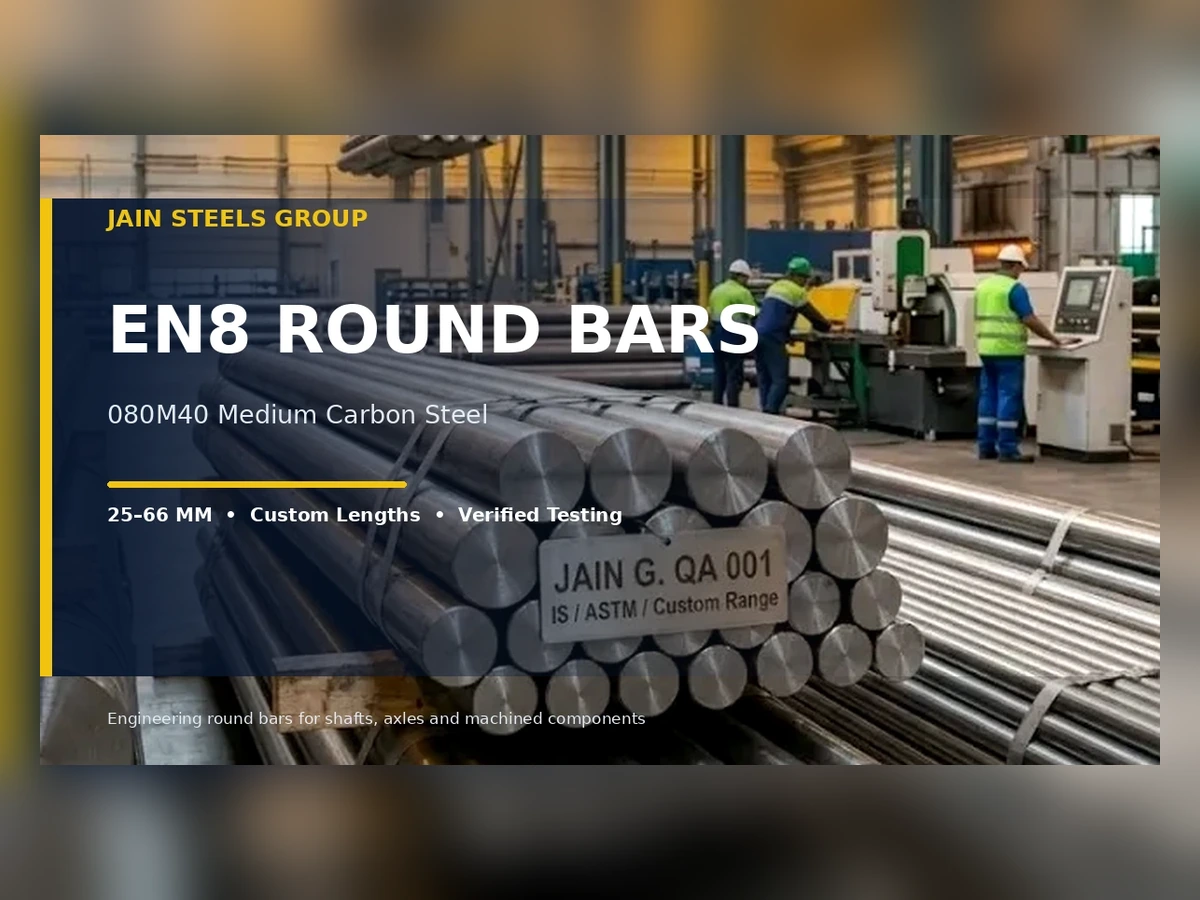 EN8 080M40 medium carbon steel round bars